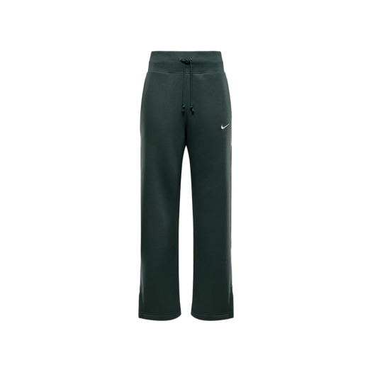(W) Nike NSW Phoenix Fleece High Waisted Wide Leg Sweatpants Vintage Green Sail - Asia