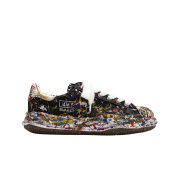 Maison Mihara Yasuhiro Blakey OG Sole Sputtering Paint Canvas Low-top Sneakers Black