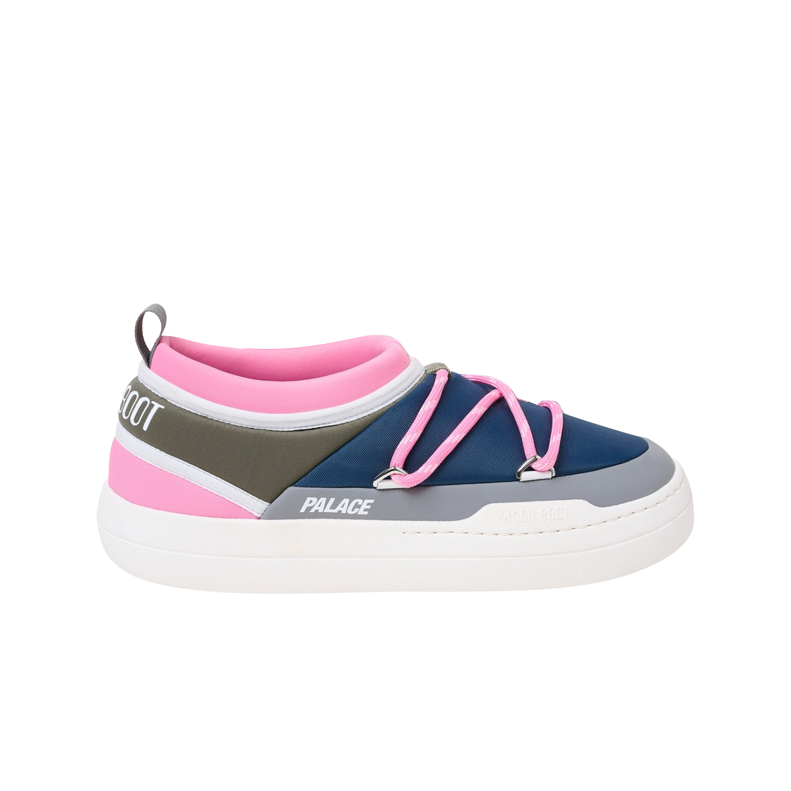 문부츠 x 팔라스 파크 아이콘 스니커즈 블루 멀티 컬러(Moon Boot x Palace Park Icon Sneakers Blue Multi Colour)