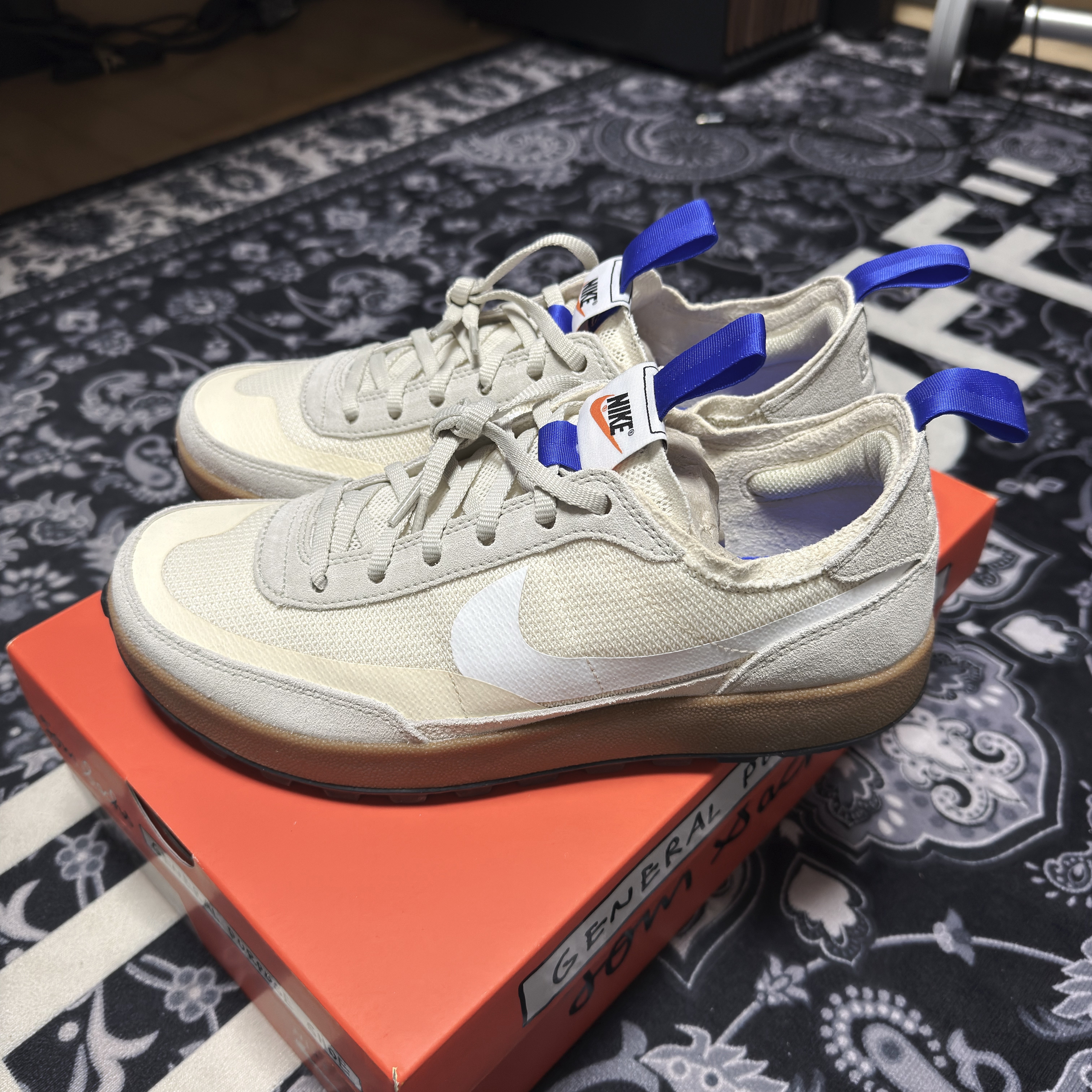 Nike x Tom Sachs General Purpose Shoe Light Cream 착용 스타일 - 2