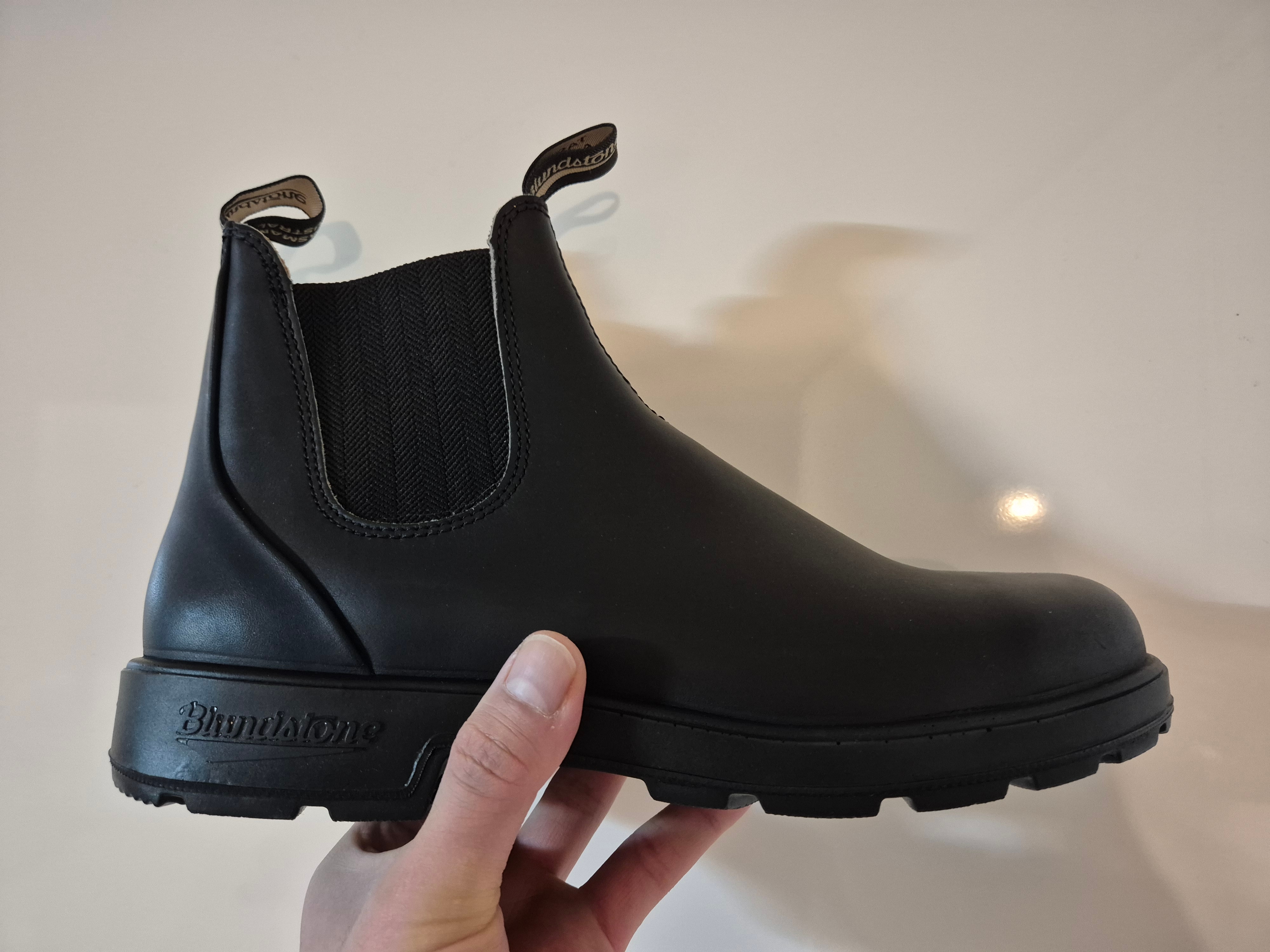 Blundstone 610 Work Boots Black 착용 스타일