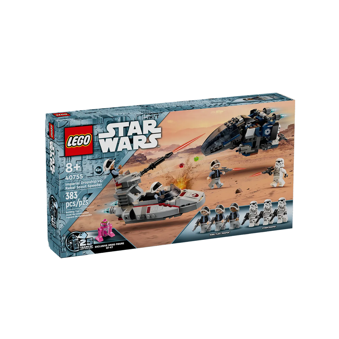 레고 스타워즈 제국의 드롭쉽 대 반란군 스카우트 스피더(Lego Star Wars Imperial Dropship vs. Rebel Scout Speeder) - 2