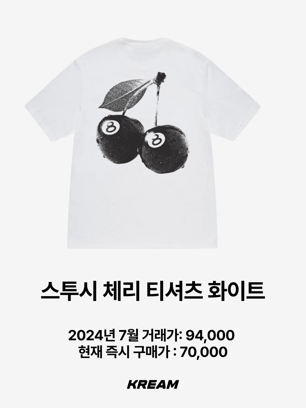 Stussy Basic Stussy T-Shirt Berry 2024, Palace x McDonald's Logo T-Shirt Black - 23FW 착용 스타일 - 4