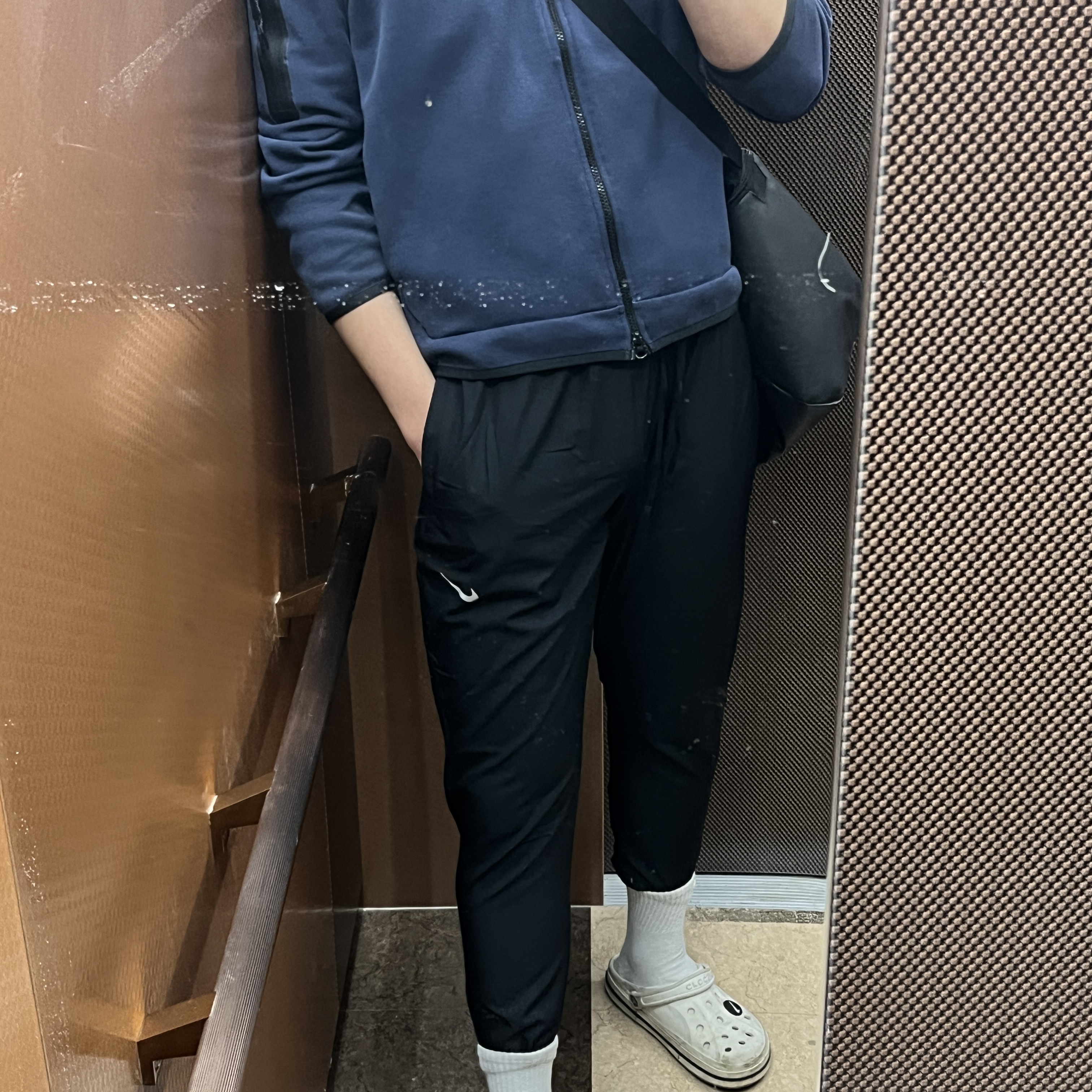 Nike Dri-Fit Challenger Woven Pants Black - Asia 착용 스타일