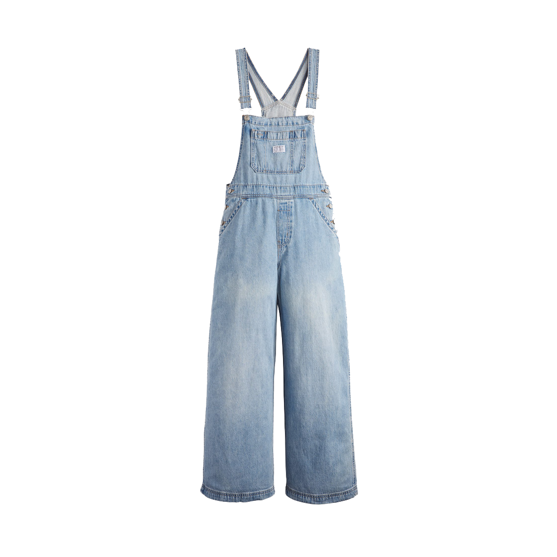 리바이스 우먼 XL 오버롤 라이트 인디고