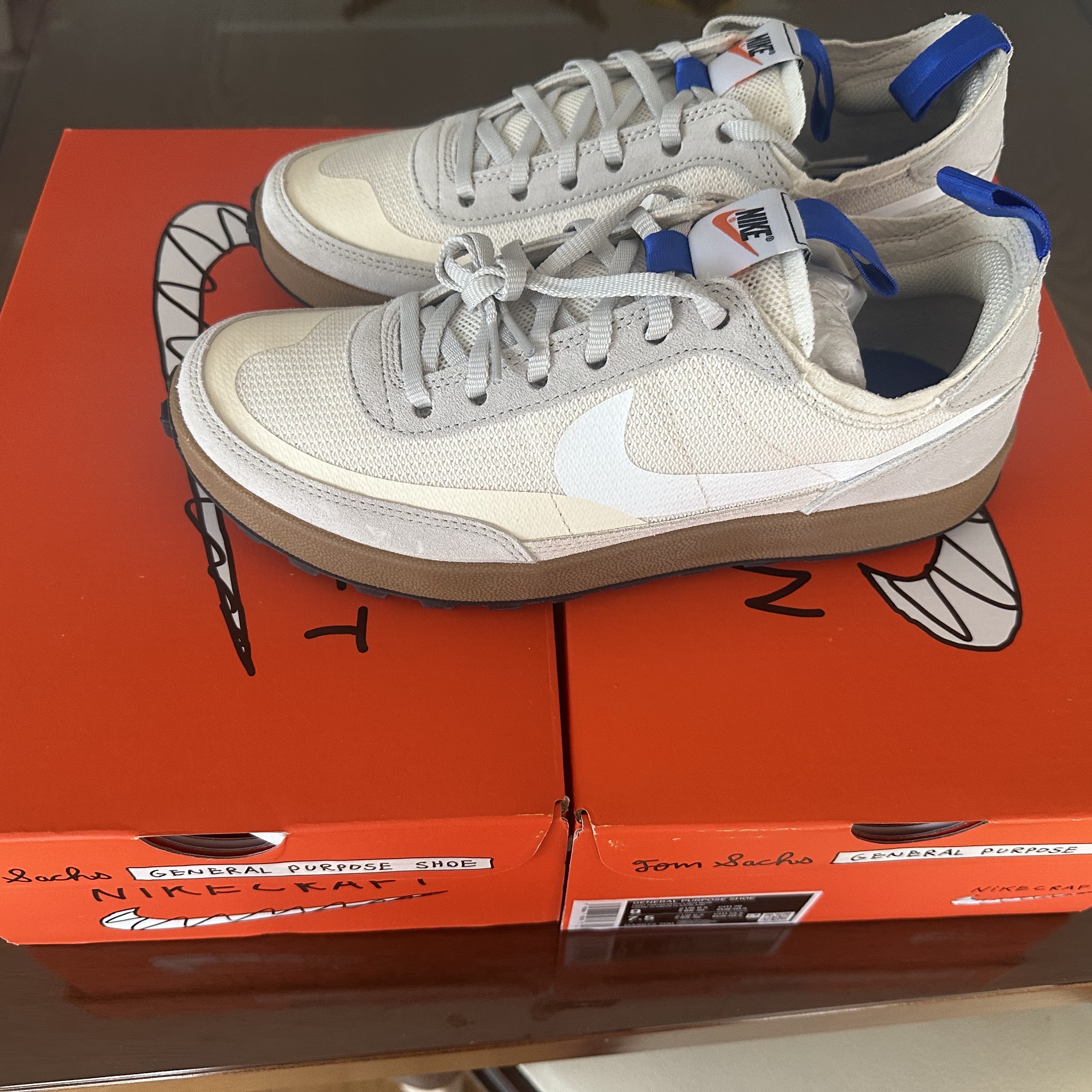 Nike x Tom Sachs General Purpose Shoe Light Cream 착용 스타일
