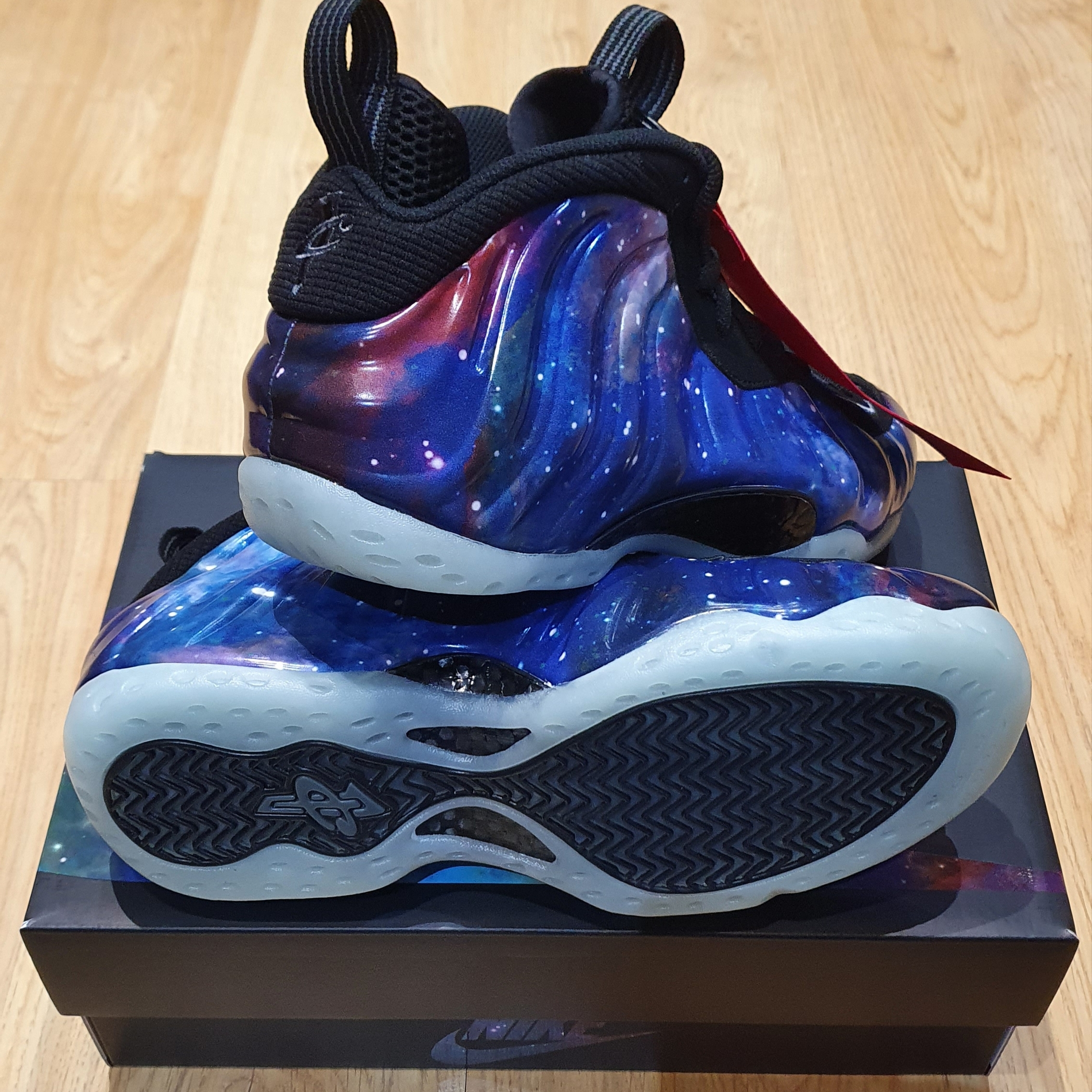 Nike Air Foamposite One Galaxy 착용 스타일 - 4