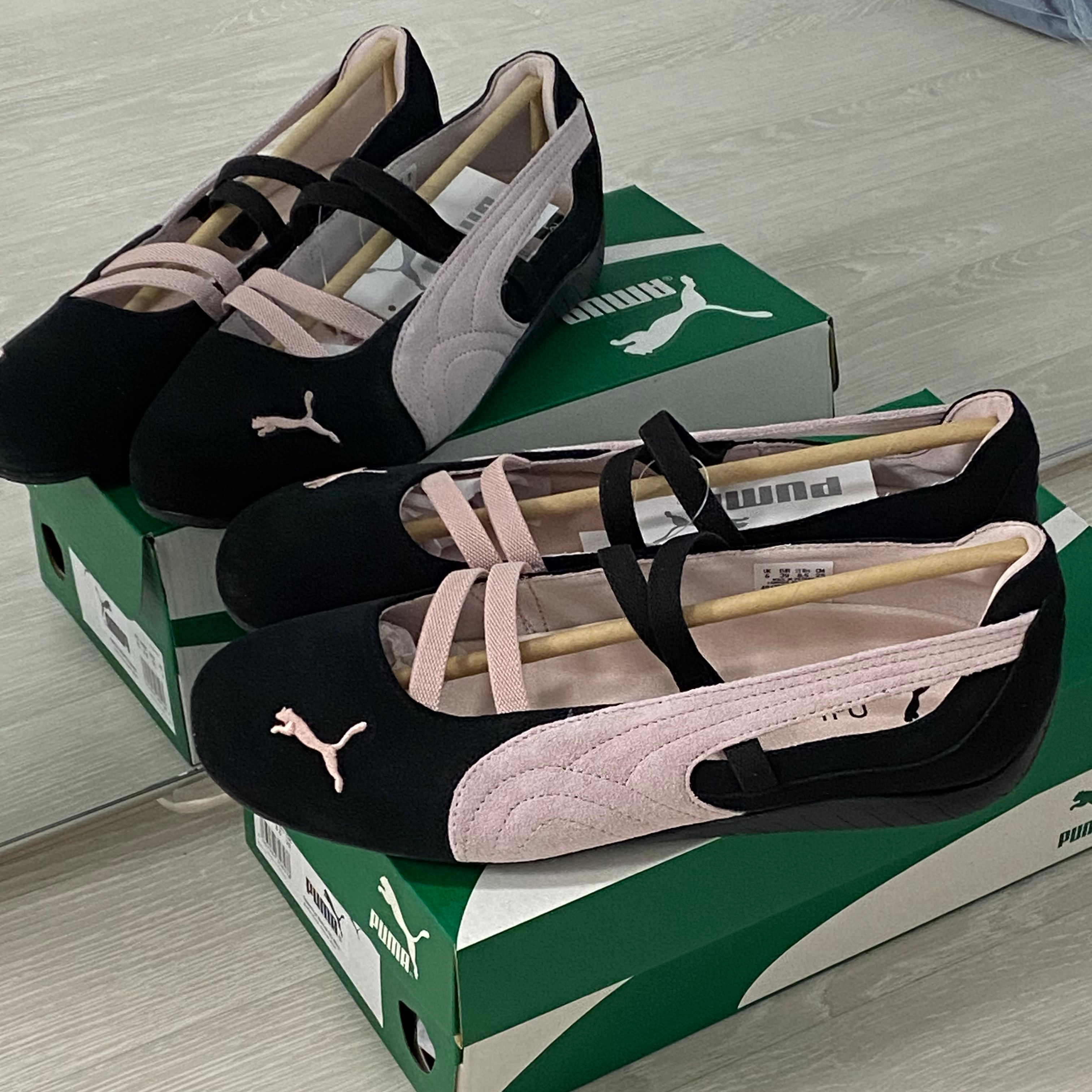 (W) Puma Speedcat Ballet Suede Puma  Black Mauve Mist 착용 스타일