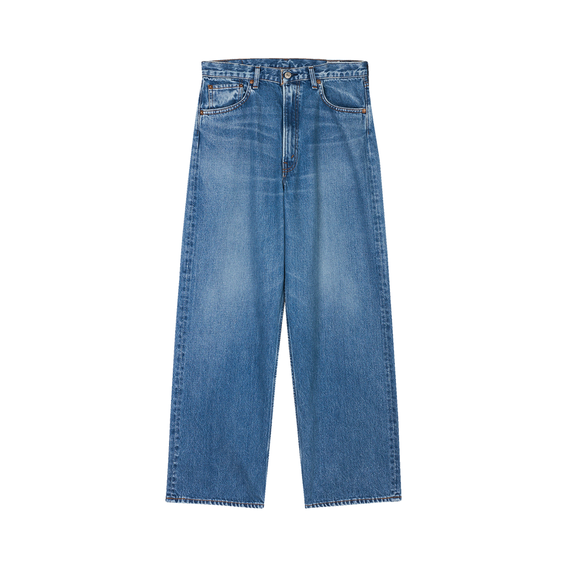 오어슬로우 슈퍼 대드 데님 팬츠 유니섹스 데님 유즈드 - 25SS(Orslow Super Dad's Denim Pants Unisex Denim Used - 25SS)