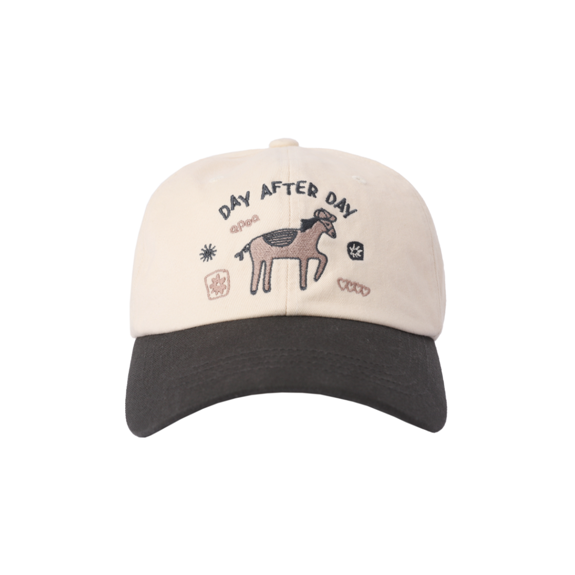 324539 APOA Day After Day Ball Cap Ivory & Charcoal - 대표 이미지 #1