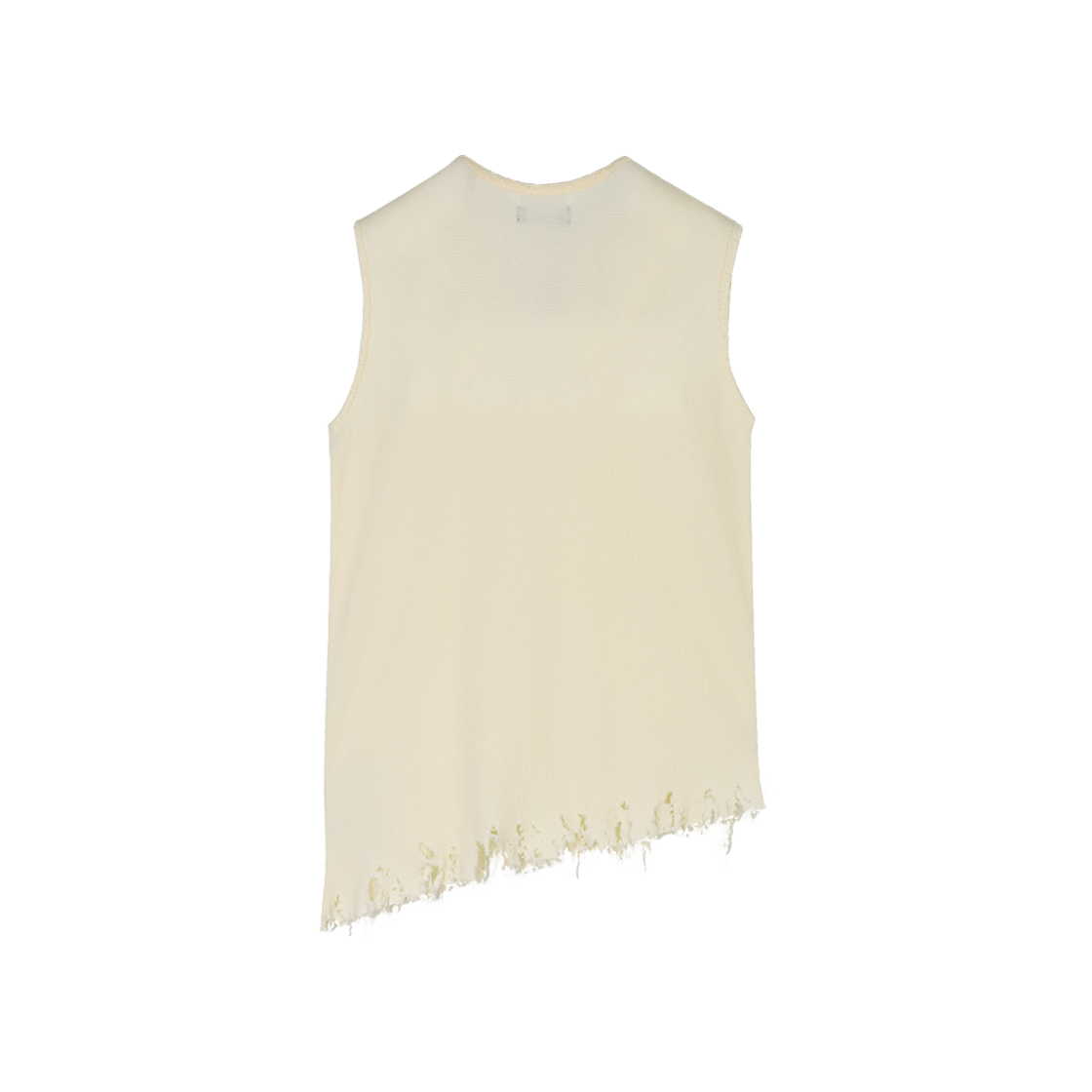 KM5BKNVLA03WT Lamrof Boro Slanted Sleeveless White - 25SS - #2