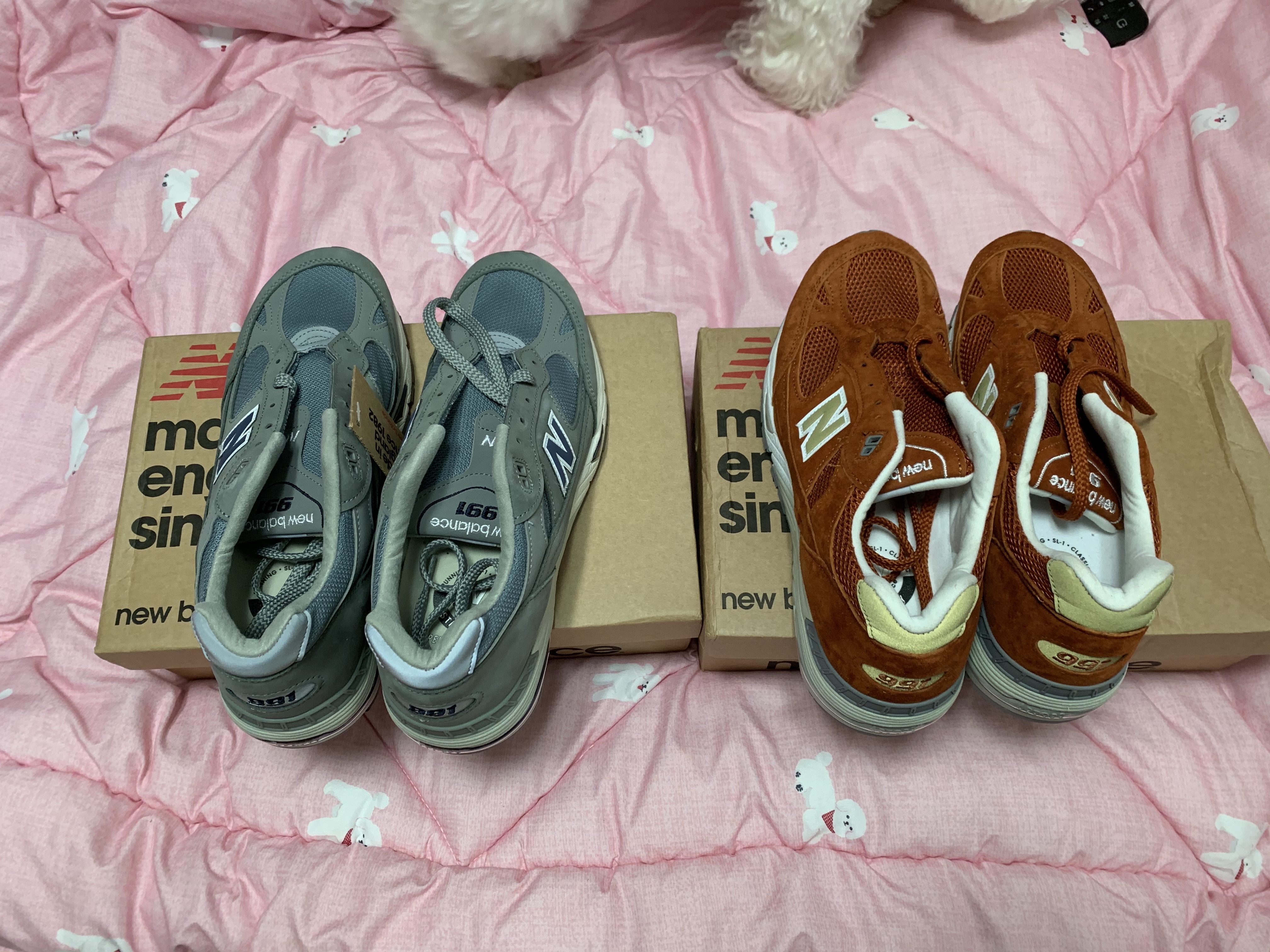 New Balance Made in UK 991 Eastern Species, New Balance 991 Made in USA Dark Grey 착용 스타일