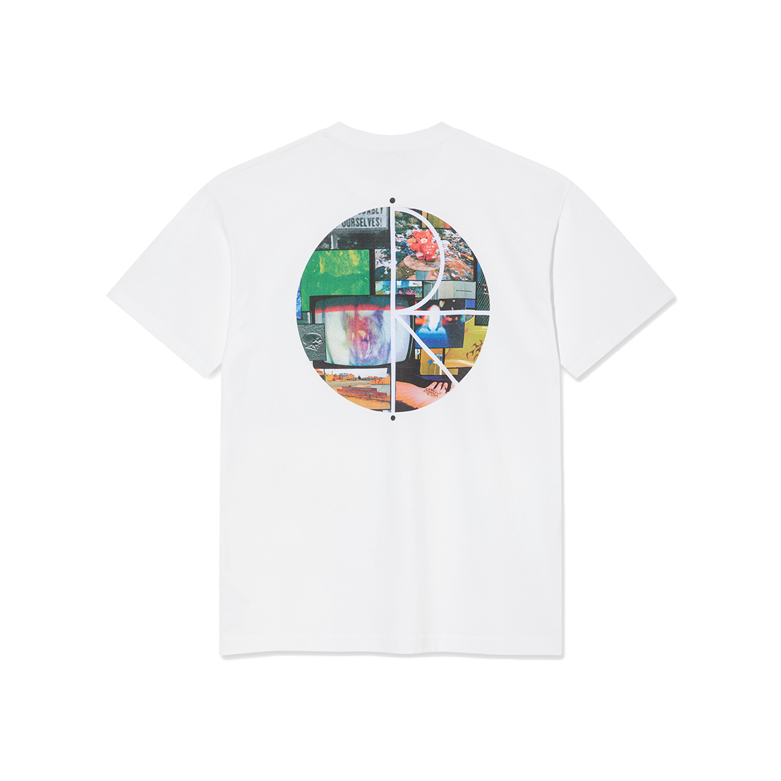 폴라스케이트 아워셀브스 콜라주 필 로고 티 화이트(Polar Skate Co. Ourselves Collage Fill Logo Tee White) - 2
