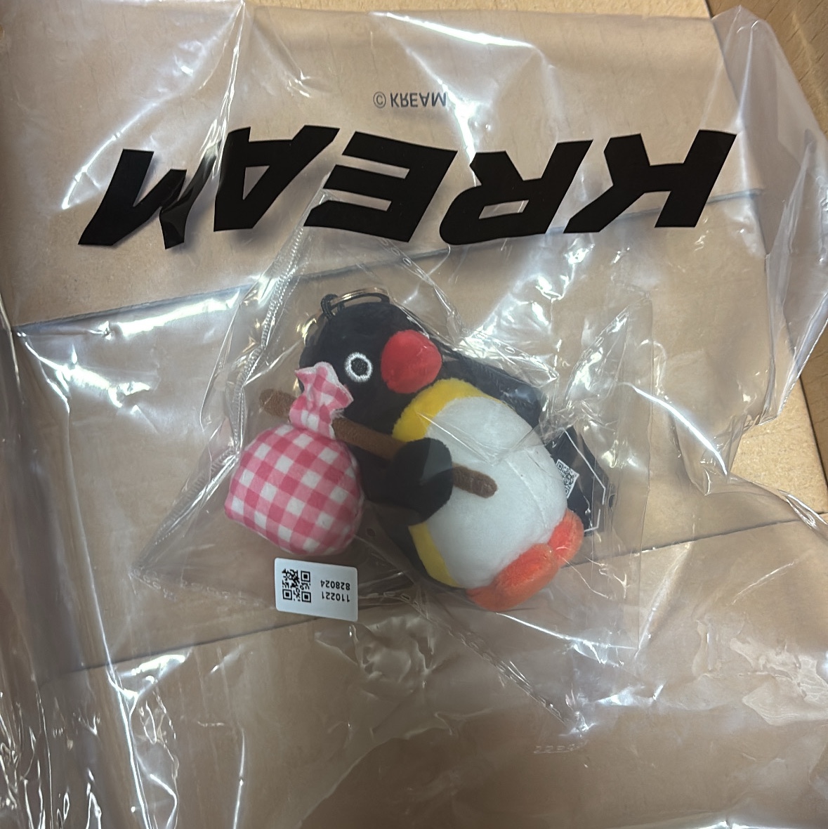 Pingu Bottari Keyring 착용 스타일