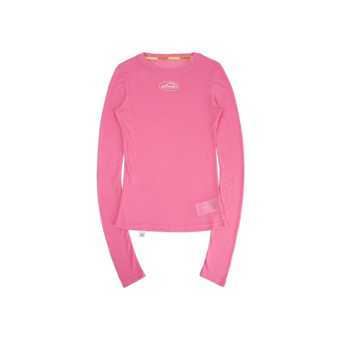 오브콜스와이낫 쎄러데이 나이트 롱슬리브 탑 핑크