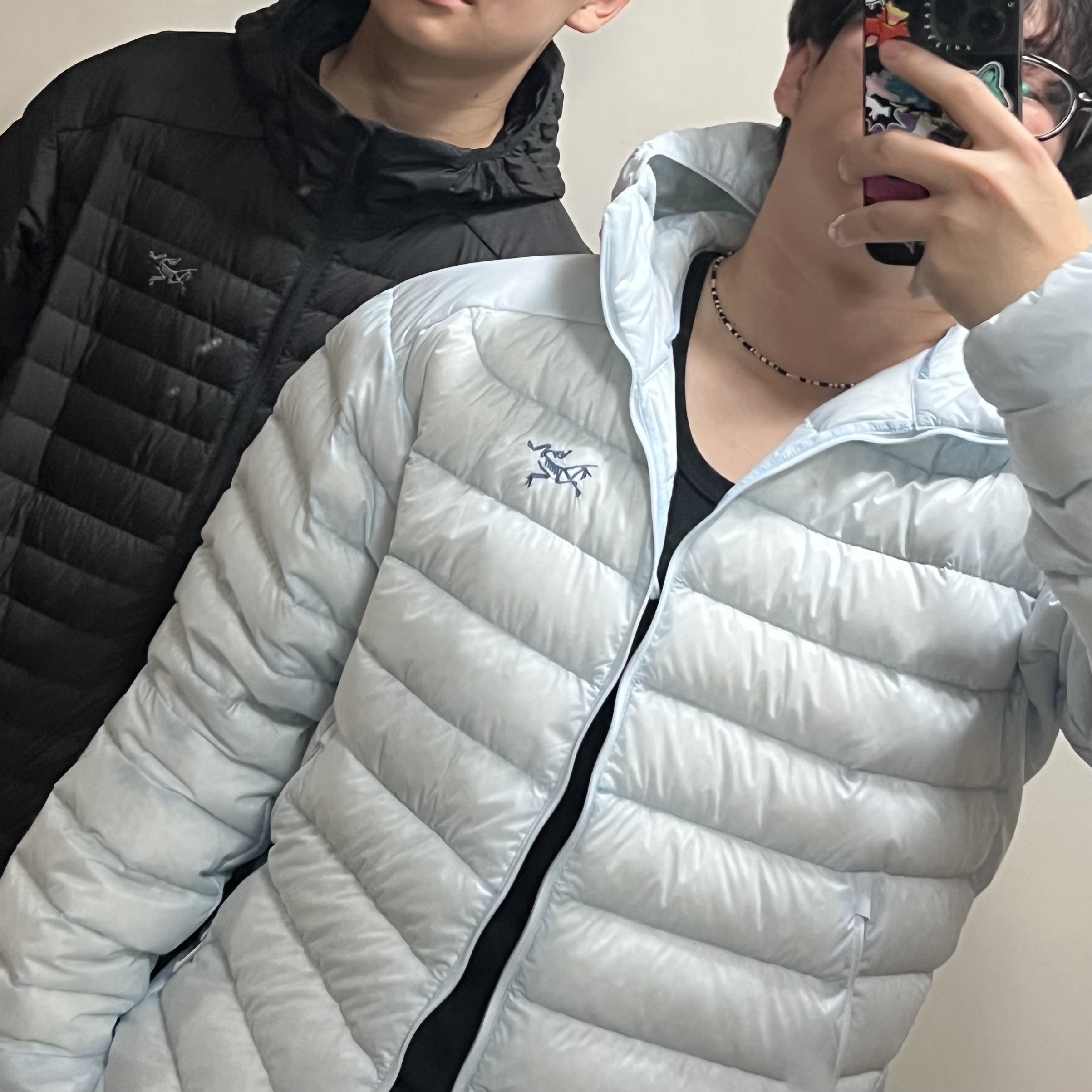 Arc'teryx Cerium Hoody Daybreak, Arc'teryx Cerium Hybrid Hoody Black 착용 스타일