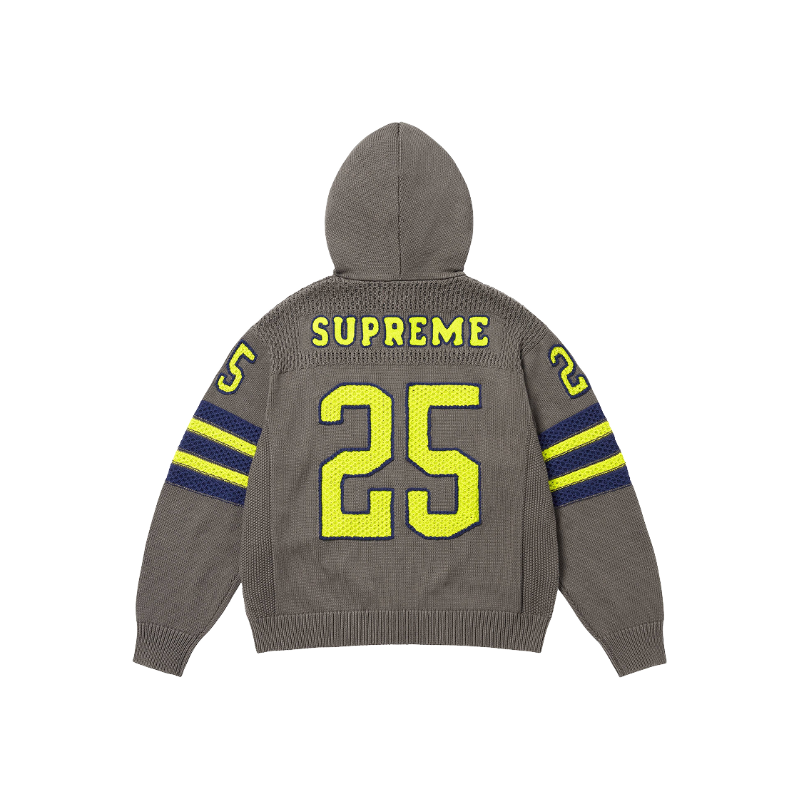 Supreme Sport Zip Up Hooded Sweater Grey