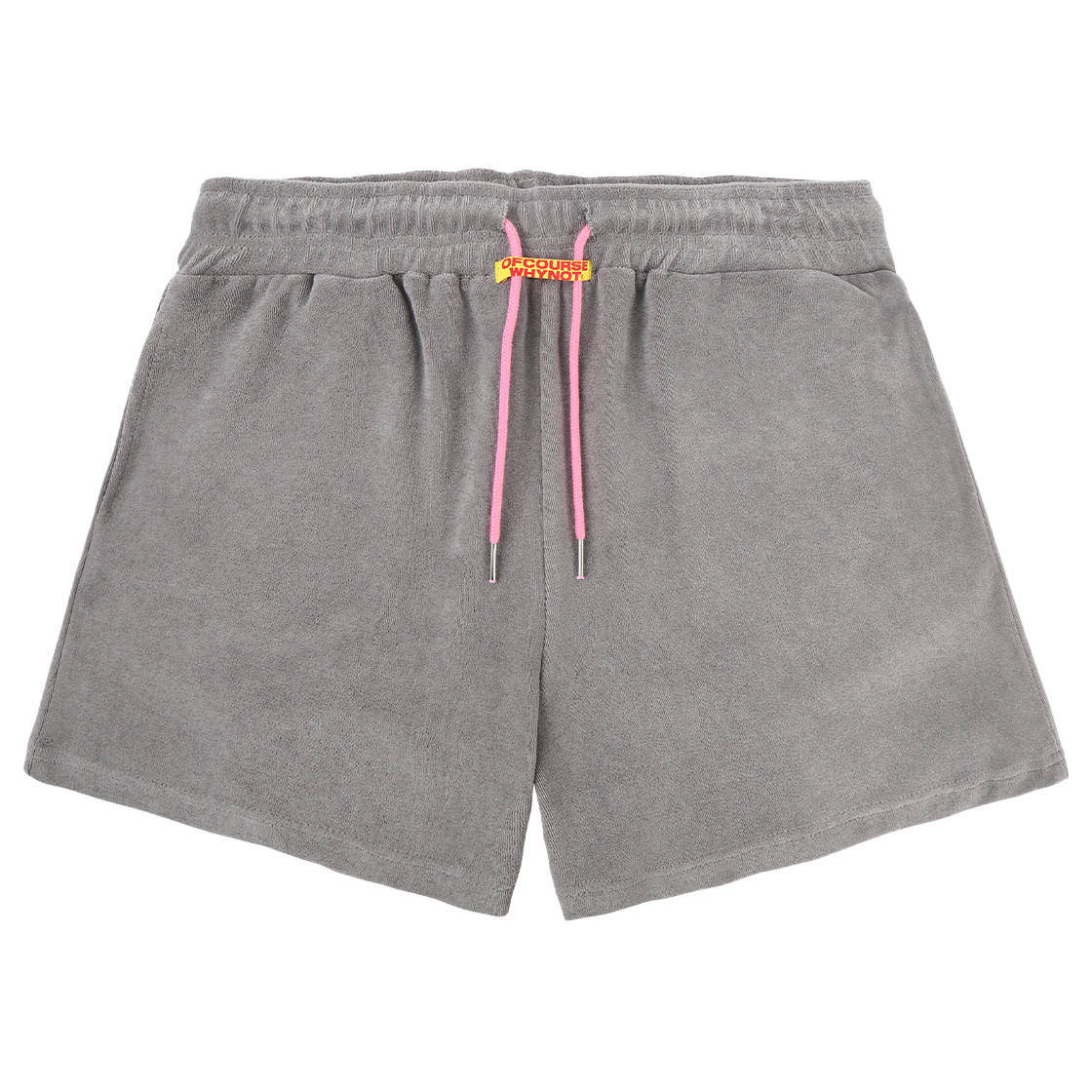 OW42PDF05_G ofcoursewhynot Everyday Holiday Mini Shorts Grey