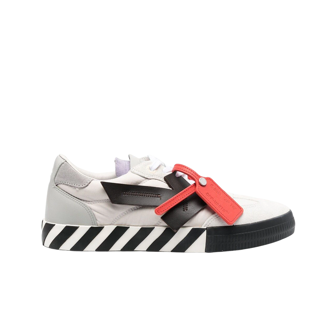 오프화이트 로우 벌크 스니커즈 화이트 블랙(Off-White Low Vulcanized Sneakers White Black)