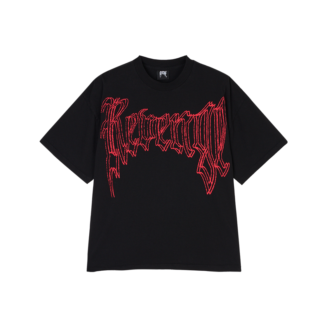 리벤지 퍼랠러시스 티 블랙 - 25SS(Revenge Paralysis Tee Black - 25SS)