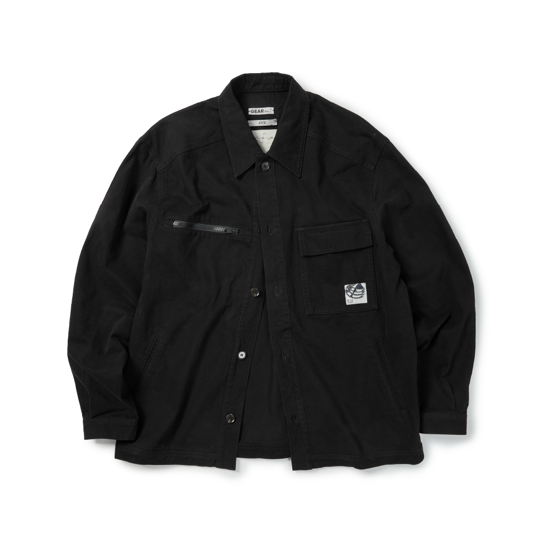 이티씨이 기어 포켓 코튼 자켓 블랙(ETCE Gear Pocket Cotton Jacket Black)