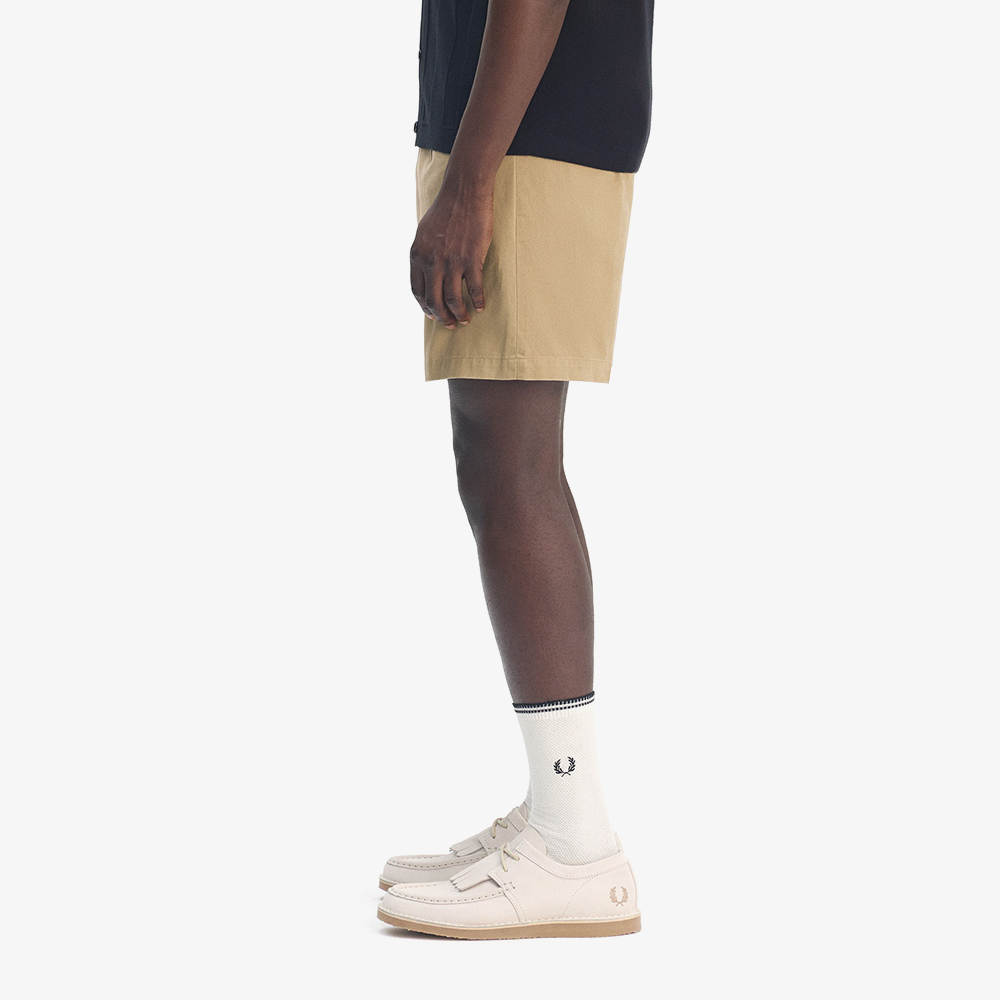 프레드페리 롱 플리츠 쇼츠 웜 스톤(Fred Perry Long Pleated Short Warm Stone) - 3