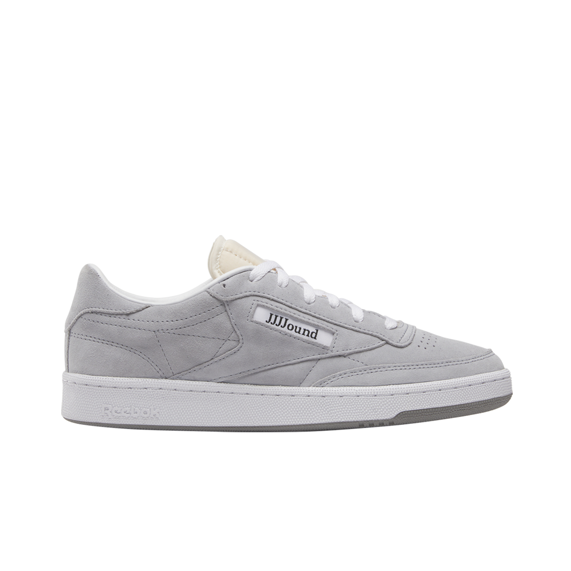 리복 x JJJJound 클럽 C 85 스웨이드 콜드 그레이