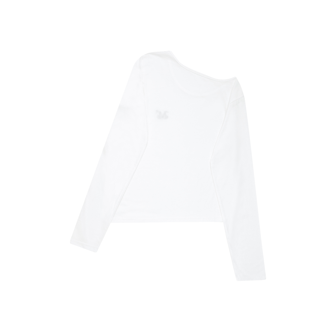 무센트 언발란스 슬릿 탑 화이트(MUCENT Unbalance Slit Top White) - 2