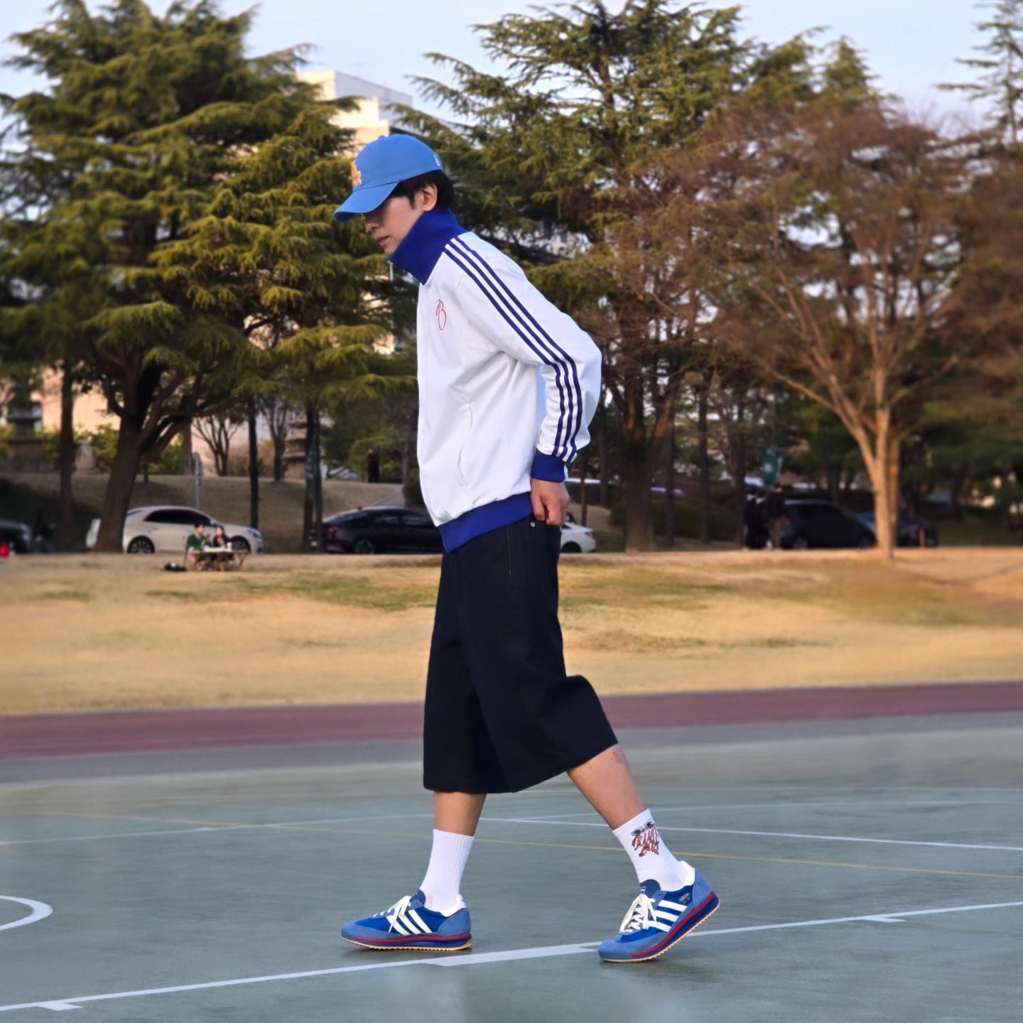 Adidas Jude Bellingham Sports Jacket White - KR Sizing, Adidas Jude Bellingham Sports Jacket White - US Sizing 착용 스타일 - 9