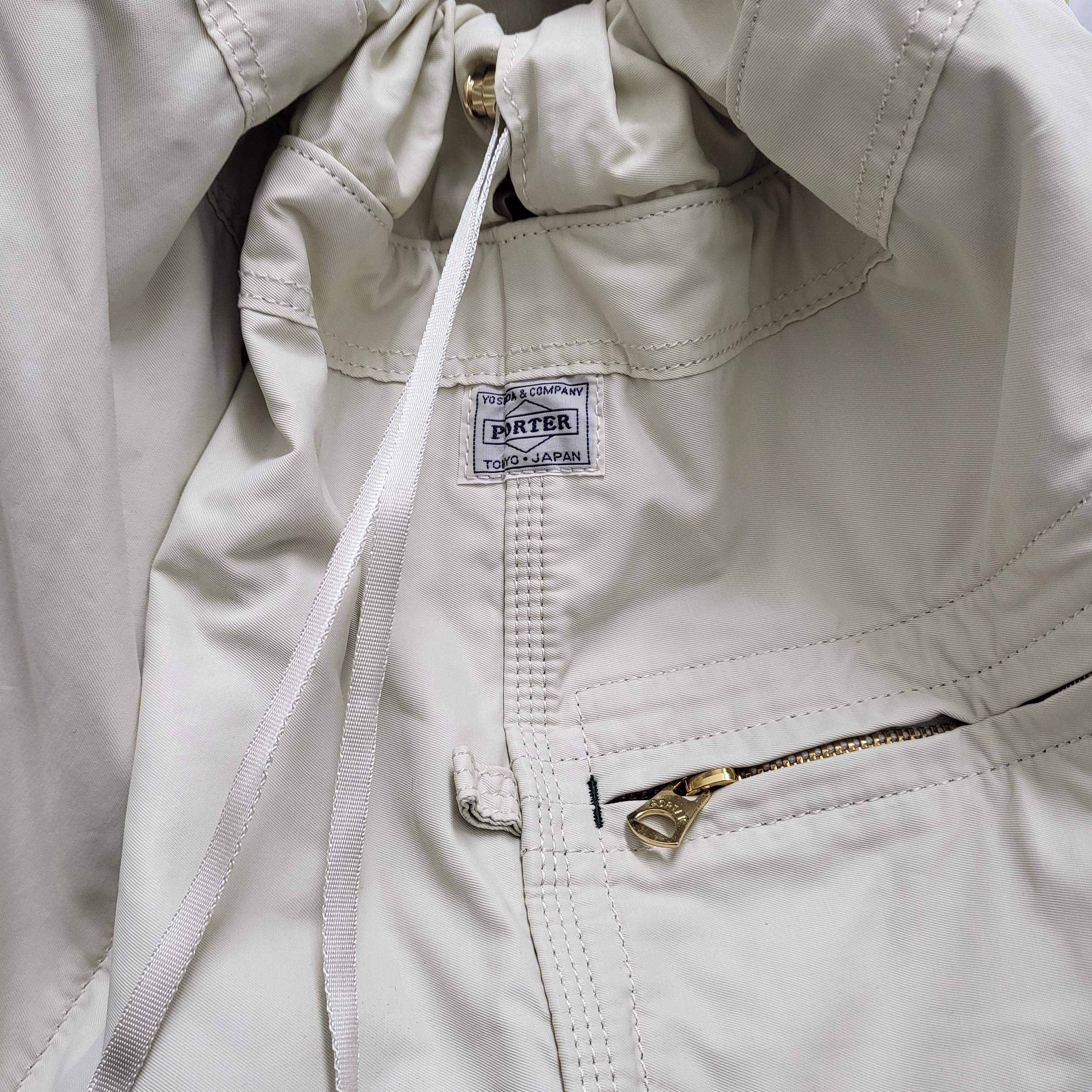 Porter Mile Knapsack Off White 착용 스타일