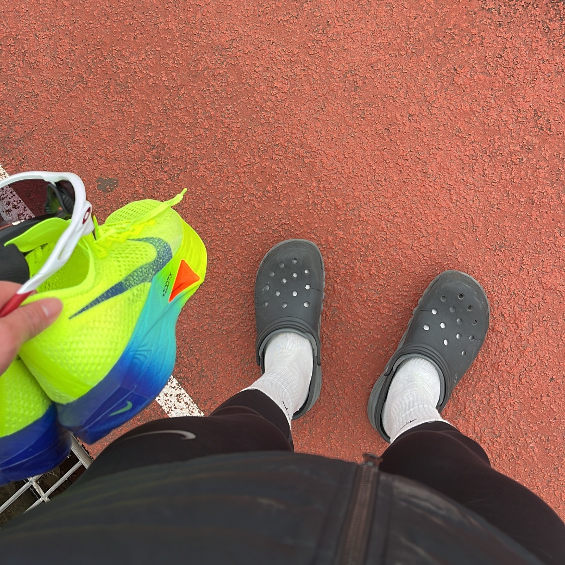 Nike ZoomX Vaporfly Next% 3 Volt Scream Green 착용 스타일