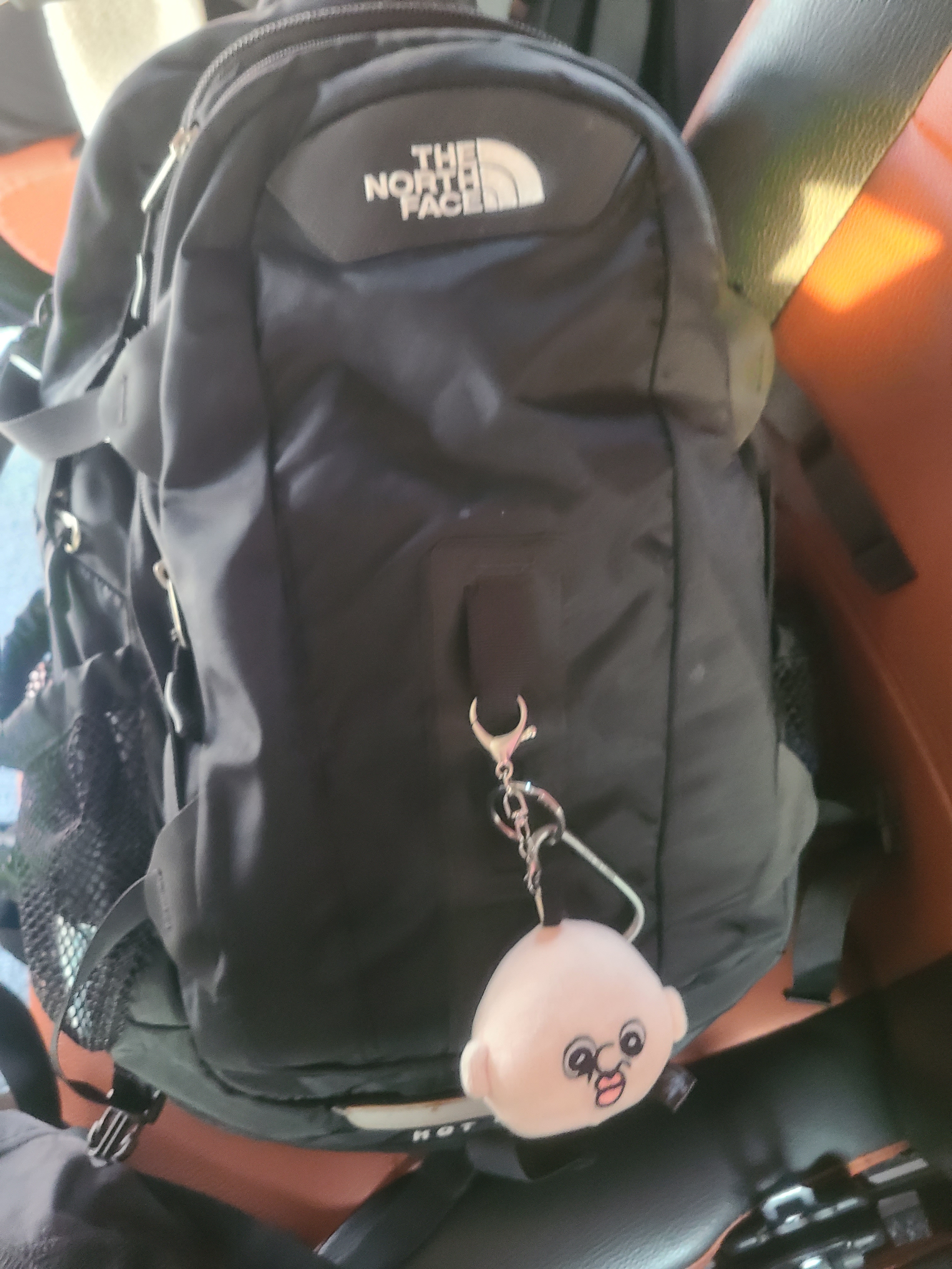 The North Face Big Shot Black 착용 스타일