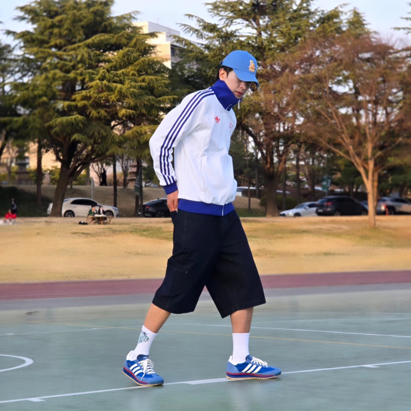 Adidas Jude Bellingham Sports Jacket White - KR Sizing, Adidas Jude Bellingham Sports Jacket White - US Sizing 착용 스타일 - 10