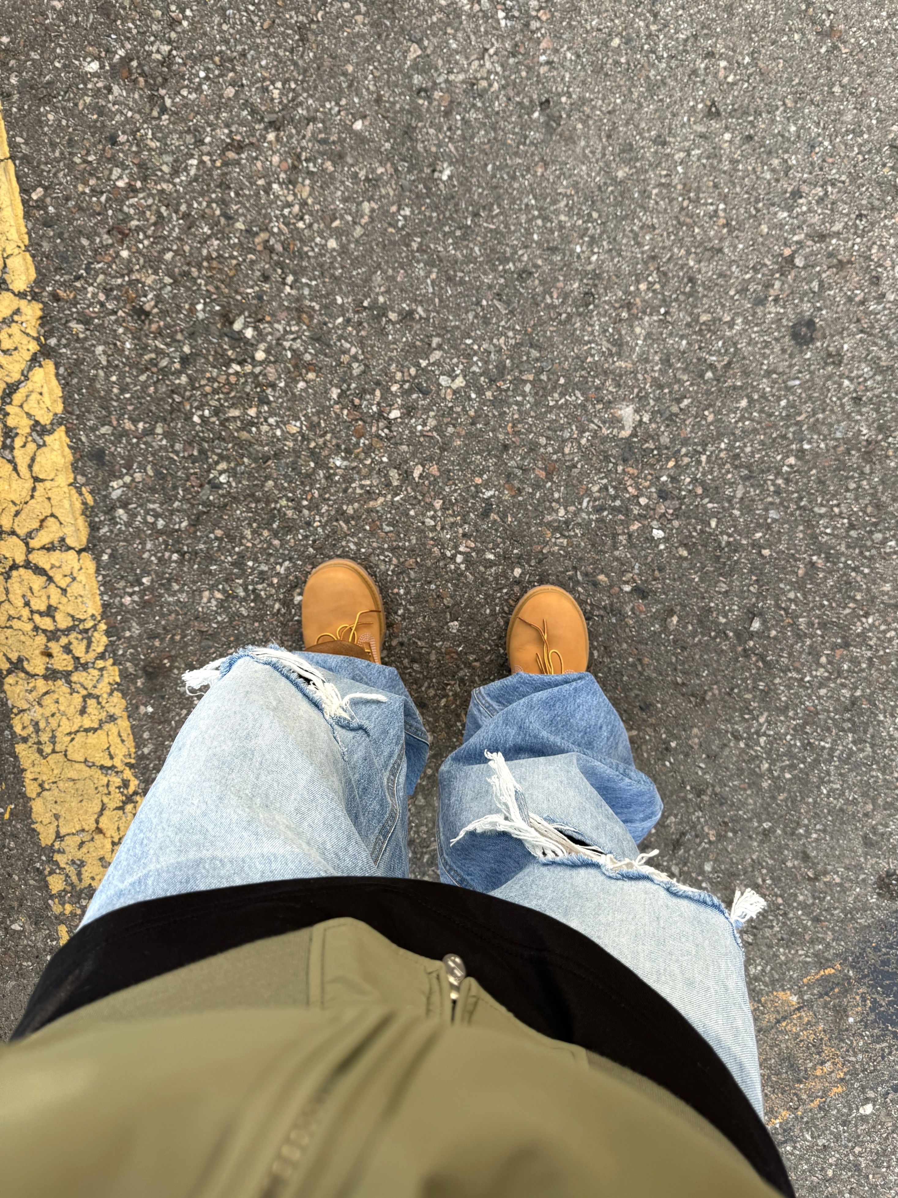 Timberland Premium 6 inch Waterproof Boot Wheat Nubuck - Wide, (W) Timberland 6 Inch Premium Waterproof Boot Wheat Nubuck - Wide 착용 스타일 - 4