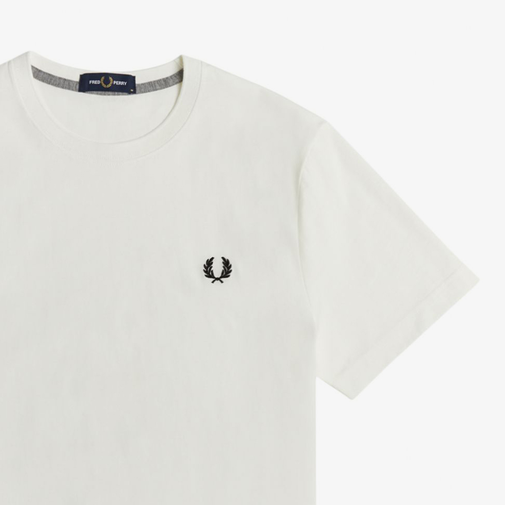프레드페리 크루넥 티셔츠 스노우 화이트(Fred Perry Crew Neck T-Shirt Snow White) - 5