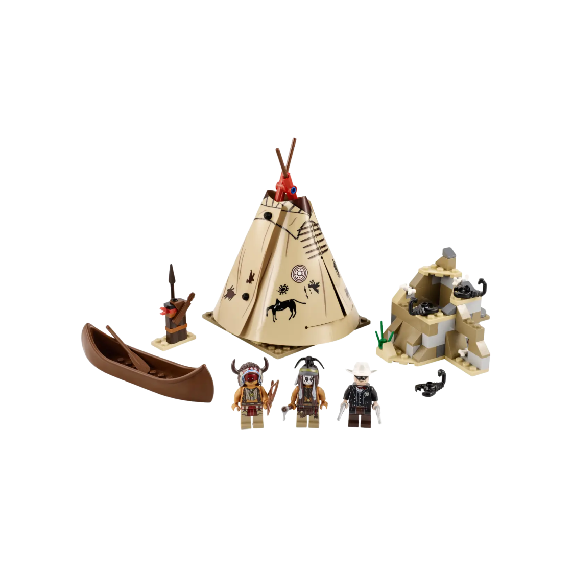 레고 론 레인저 코만치족의 캠프(Lego The Lone Ranger Comanche Camp) - 1