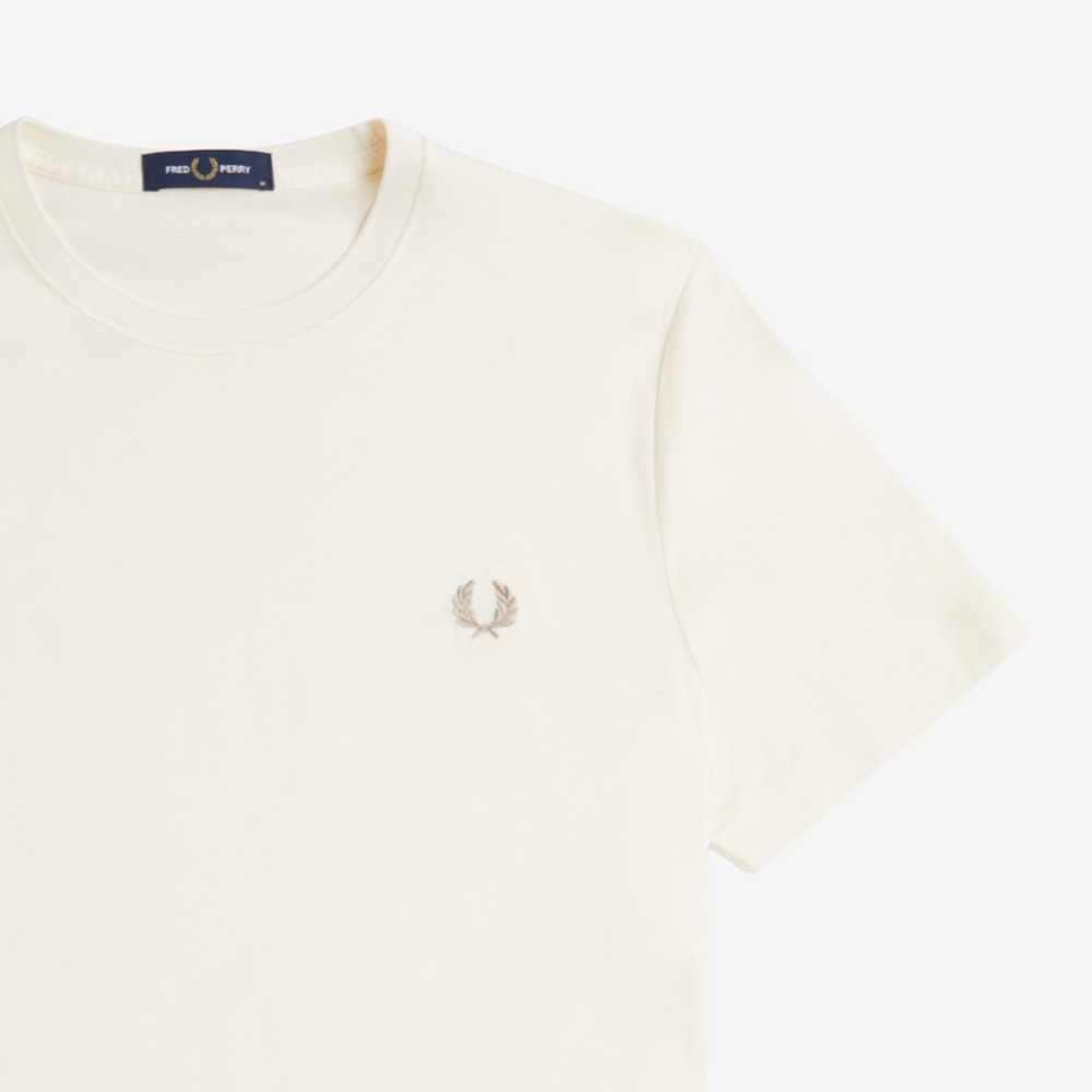 프레드페리 크루넥 티셔츠 에크루(Fred Perry Crew Neck T-Shirt Ecru) - 5