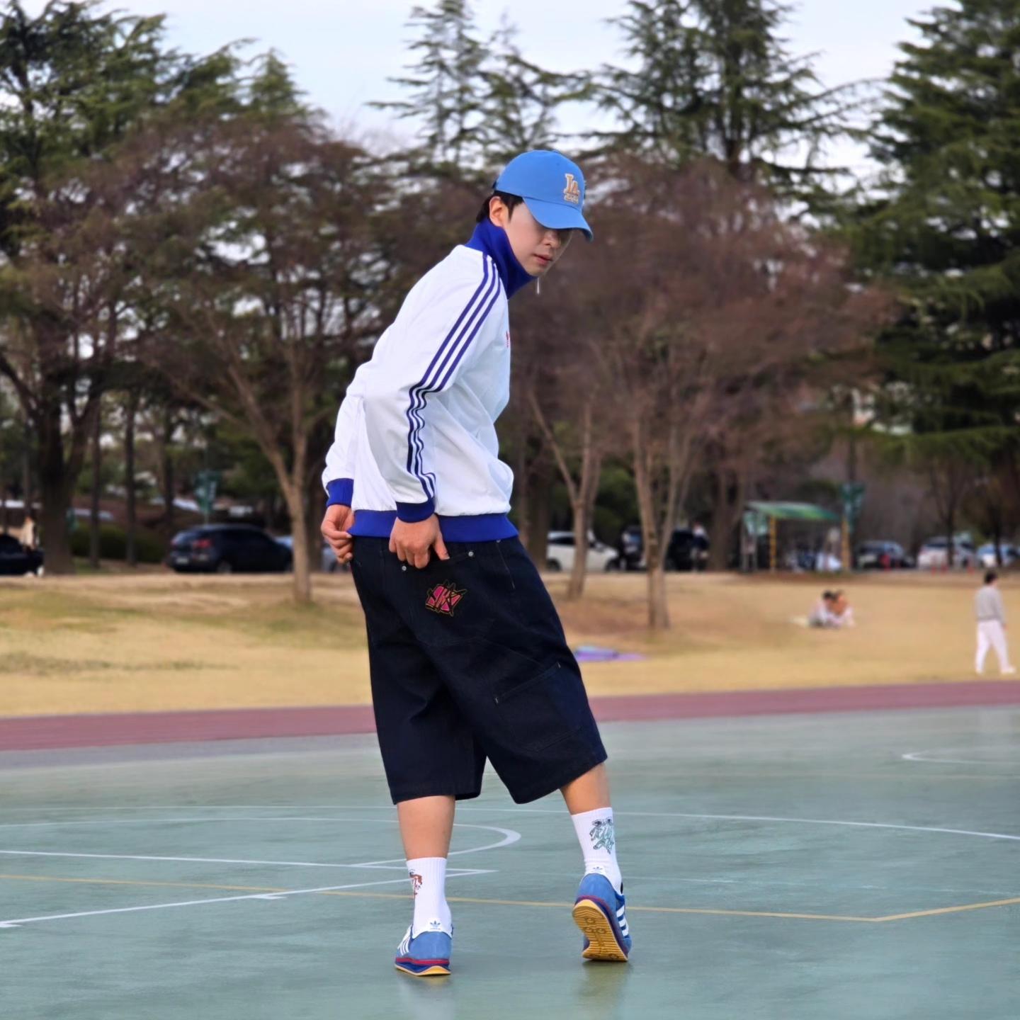 Adidas Jude Bellingham Sports Jacket White - KR Sizing, Adidas Jude Bellingham Sports Jacket White - US Sizing 착용 스타일 - 3