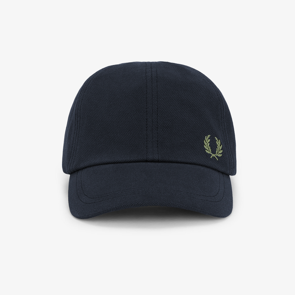 프레드페리 피케 클래식 캡 블랙/코트 그린(Fred Perry Pique Classic Cap Black/Court Green) - 4