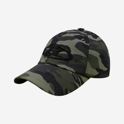 BF5UCA441CA_NEW BORN TO WIN B Symbol Big Logo Ball Cap Camo
