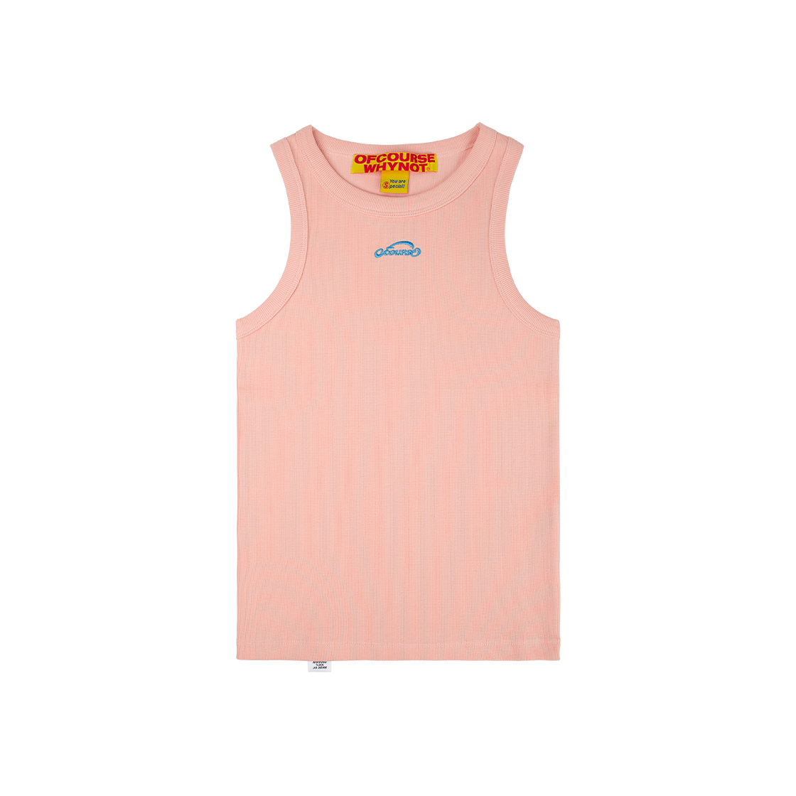 OW42TRF03_LO ofcoursewhynot Summer Vacation Sleeveless Top Light Orange