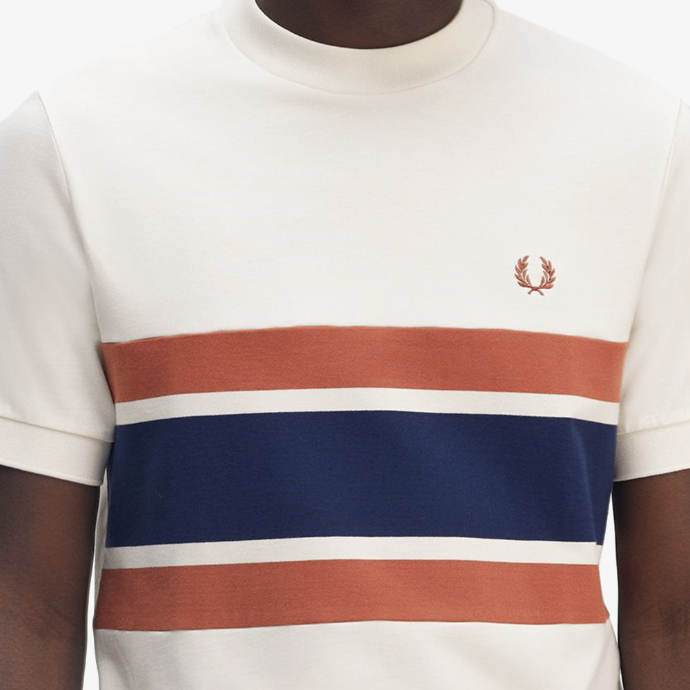 프레드페리 패널 티셔츠 라이트 에크루(Fred Perry Panelled T-Shirt Light Ecru) - 6