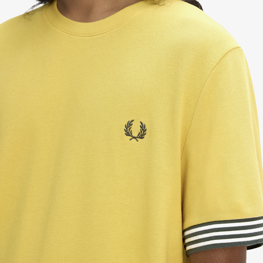 프레드페리 스트라이프 커프 티셔츠 허니콤(Fred Perry Striped Cuff T-Shirt Honeycomb) - 4