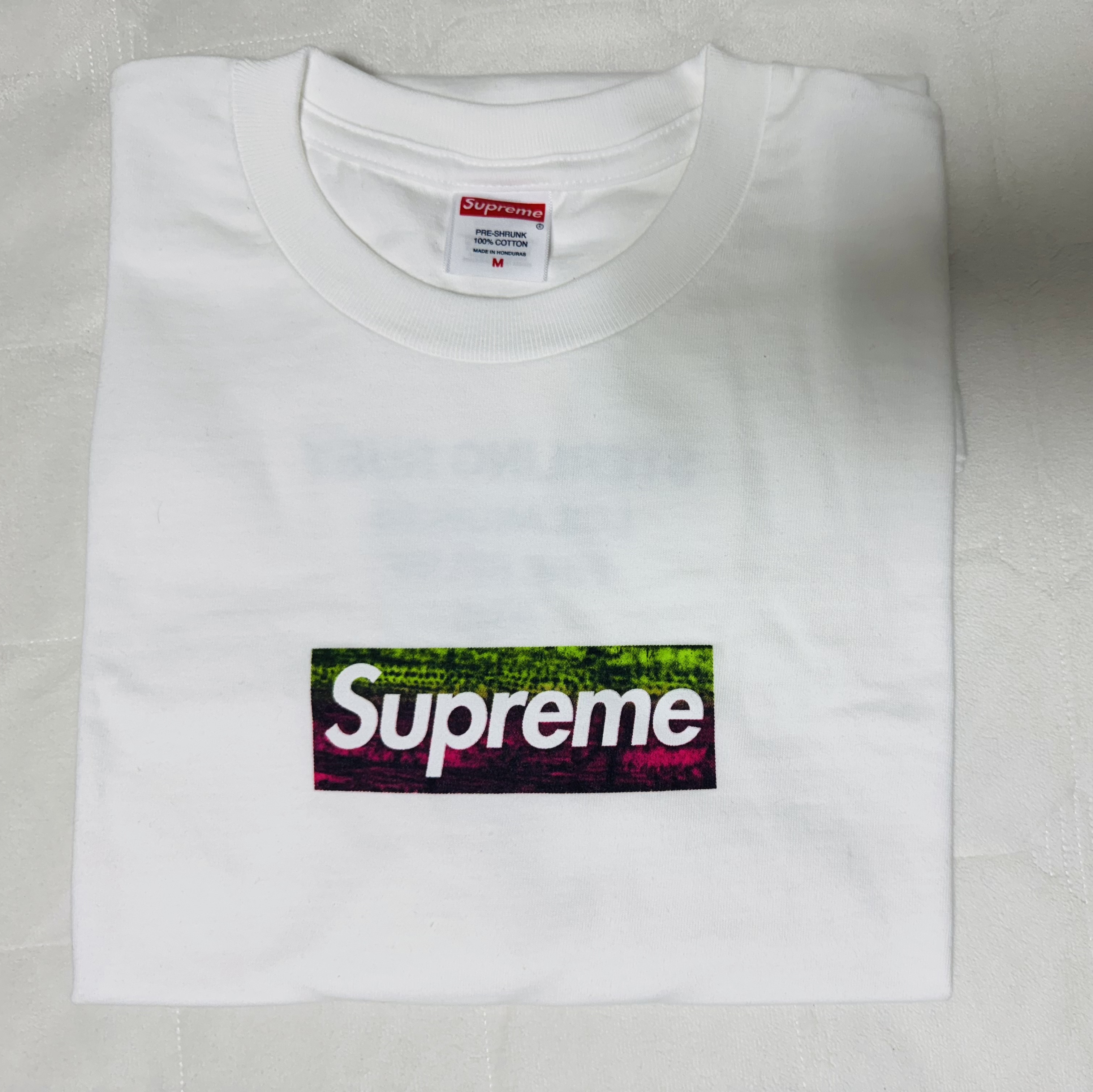 Supreme Los Angeles Fire Relief Box Logo T-Shirt White - 25SS 착용 스타일