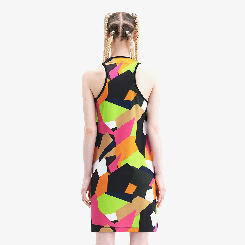 프레드페리 우먼즈 테니스 프린트 드레스 테니스 블루(Fred Perry Womens Tennis Printed Dress Tennis Blue) - 4