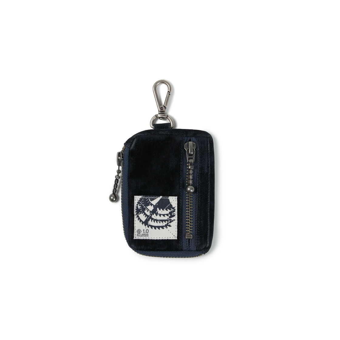 ET2501TC01NA ETCE Gear Velvet Pouch Keyring Navy