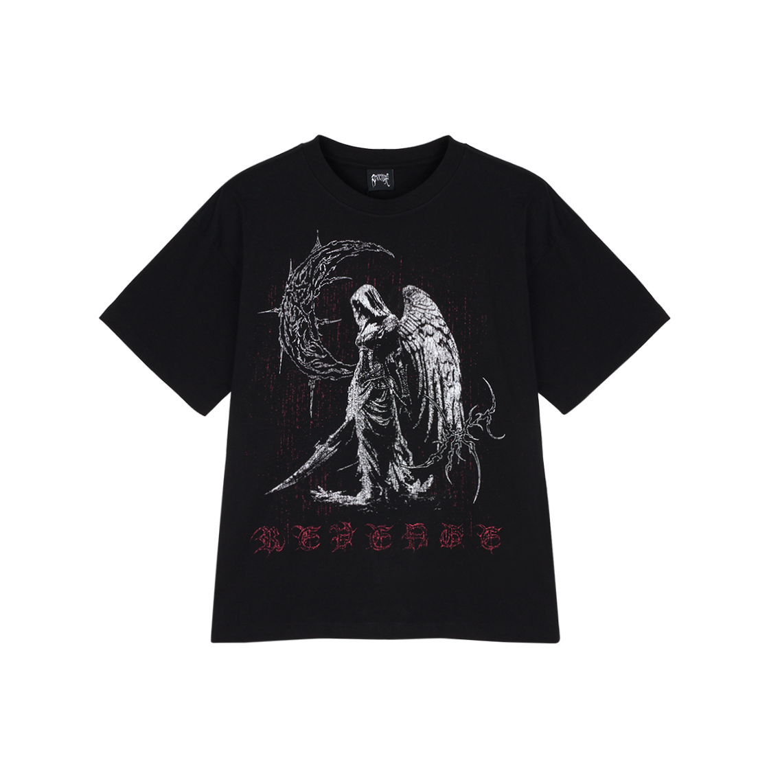 리벤지 사이드 티 블랙 - 25SS(Revenge Scythe Tee Black - 25SS)