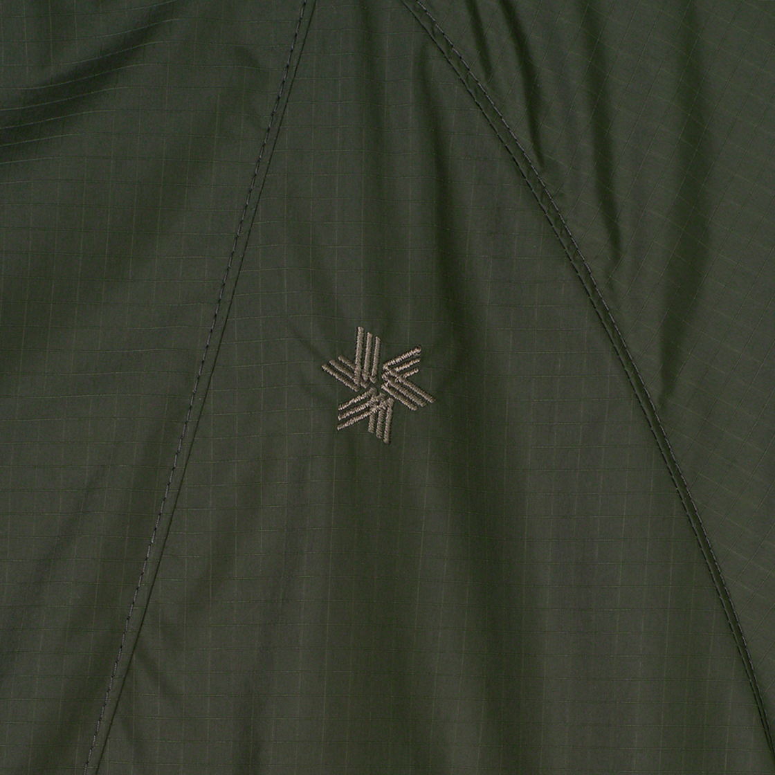 골드윈 립스탑 후드 자켓 다크 올리브 - 25SS(Goldwin Rip-Stop Hooded Jacket Dark Olive - 25SS) - 4