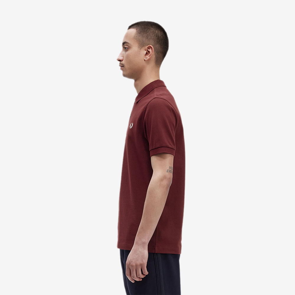 프레드페리 플레인 프레드페리 셔츠 옥스블러드/에크루(Fred Perry The Fred Perry Shirt Oxblood/Ecru) - 3