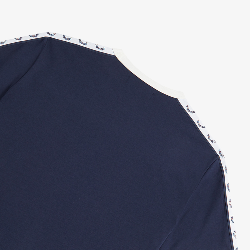 프레드페리 테잎 링어 티셔츠 카본 블루(Fred Perry Taped Ringer T-Shirt Carbon Blue) - 4